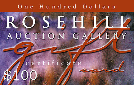 RoseHill gift certificate
