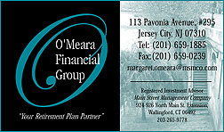 O'Meara business card